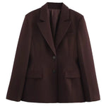 Slim-Fit Single-Button Blazer