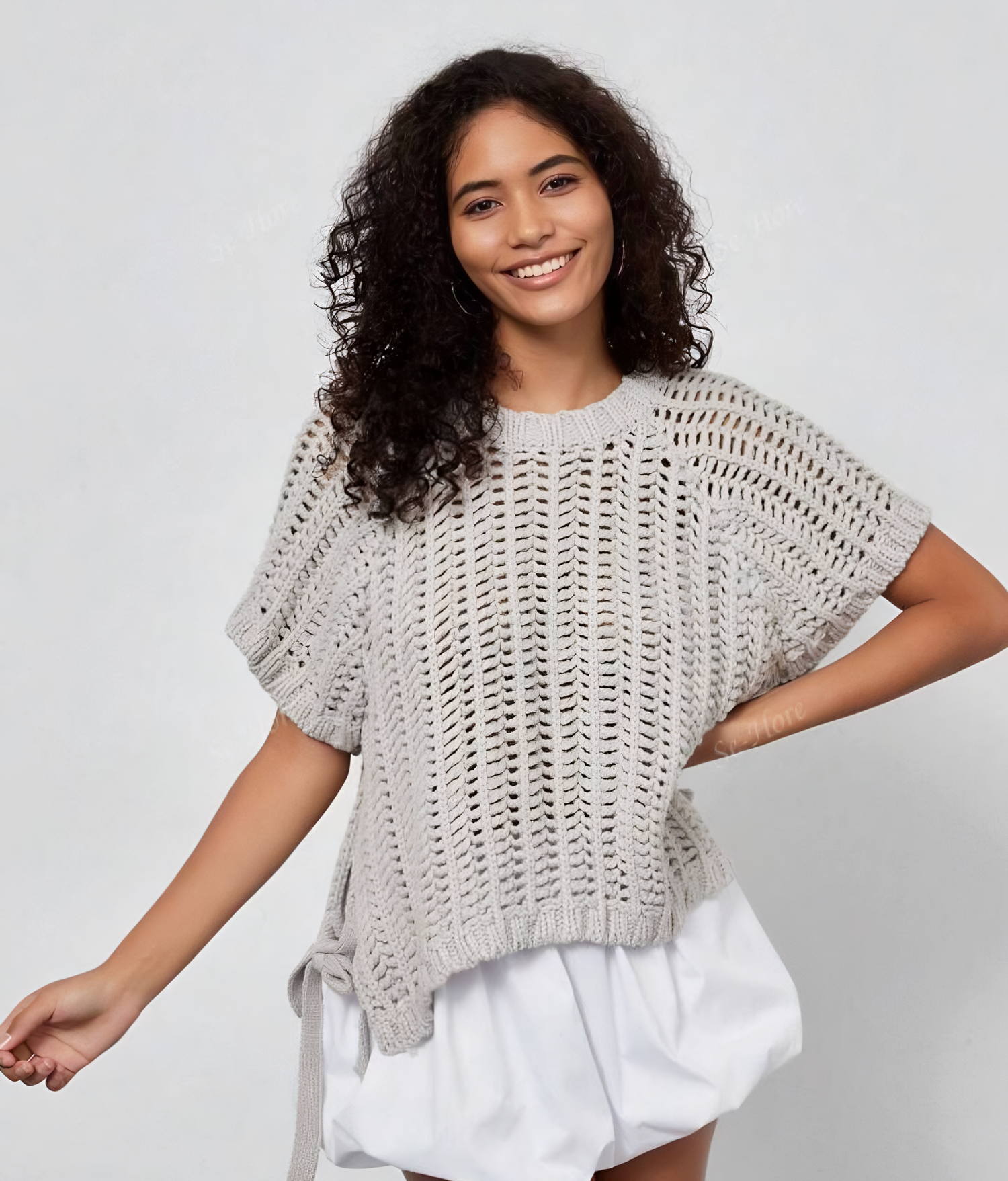 GeoRuffle Knit